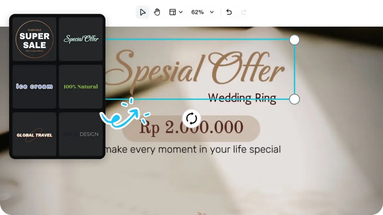 Using Pippit to Design Monogram Logos for Business Cards